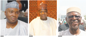 Saraki, Dogara and National Chair Oyegun