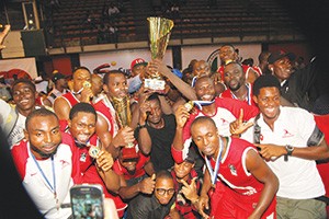 Mark Mentors with the trophy