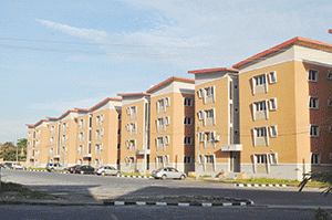 A housing estate built by the Lagos State government