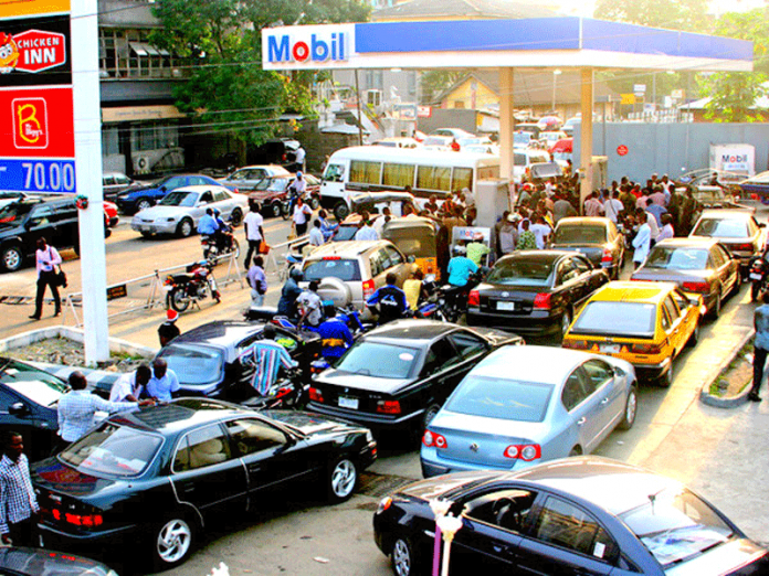 Fuel-scarcity. fuel-queue