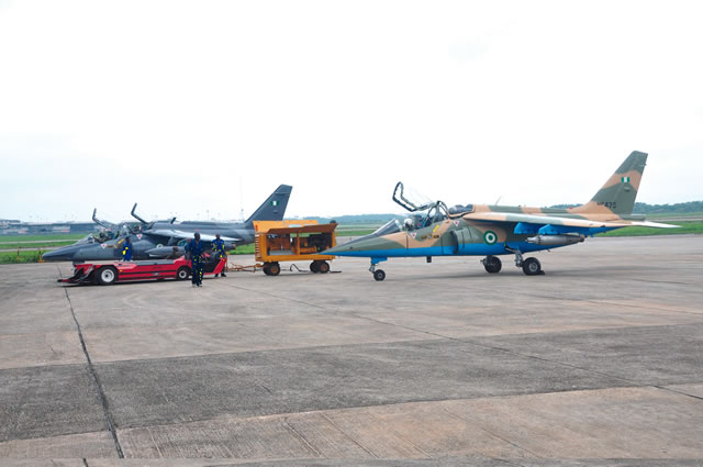 Fighter jets used for the operation