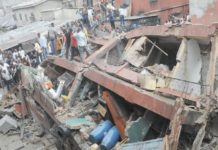 Again, another building collapses in Lagos, two people rescued