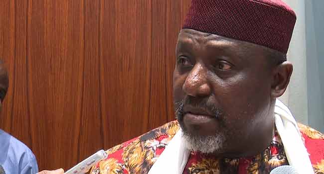 BREAKING: After hours of siege, EFCC finally arrests Okorocha