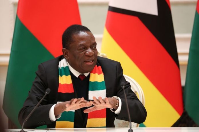 Zimbabwe's President Mnangagwa