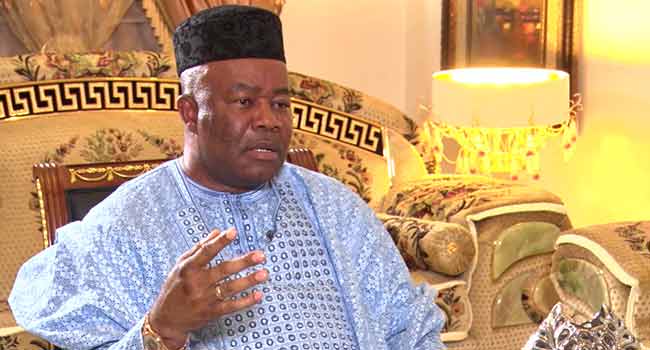 Emefiele’s crimes so bad govt is unsure what to charge him with – Akpabio