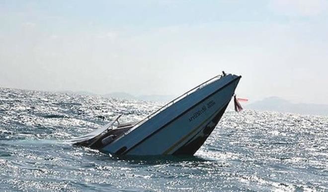 Boat-mishap boat capsized