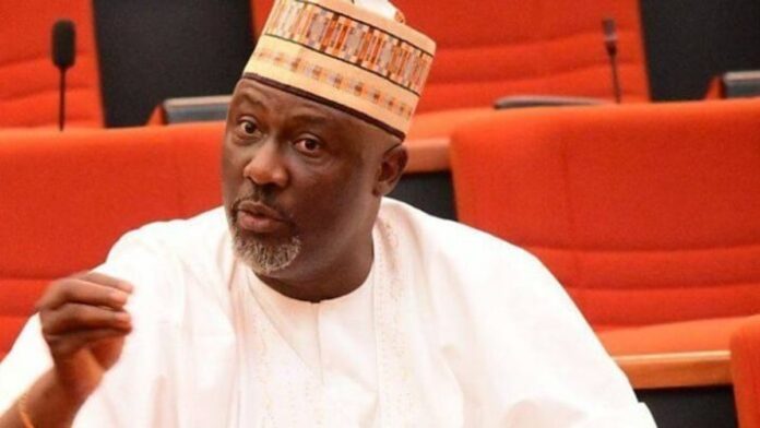 Dino-Melaye looking serious