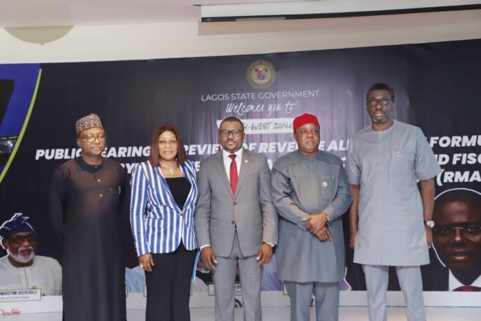 South West Zonal Public Hearing on review of Revenue Allocation Formula (RMAFC) held at Lagos Continental Hotel, Victoria Island, Lagos