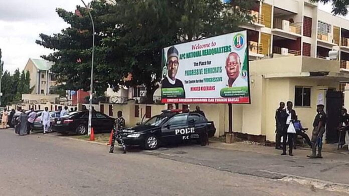 Police take over APC headquarters as party crisis escalates