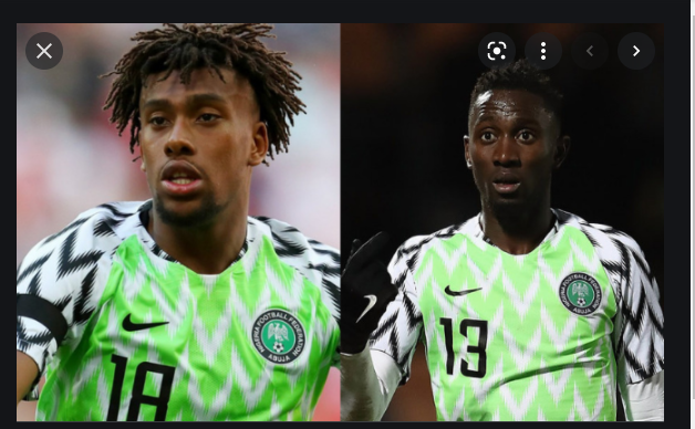 Iwobi-Ndidi in action for Super Eagles