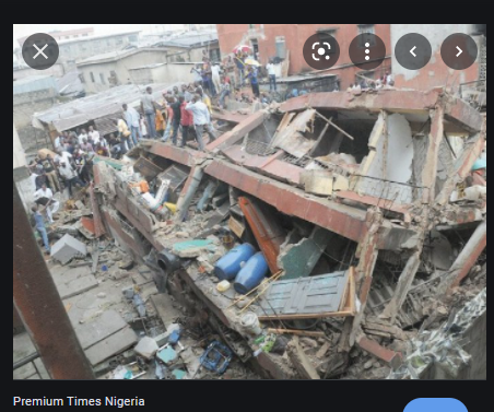 Sanwo-Olu suspends. Site-of-the-collapse-building