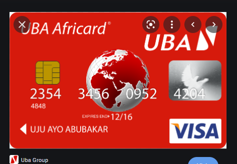 UBA-ATM-Card. E-business yields