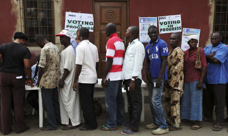 Anambra: Voters-on-queue-in-Nigeria