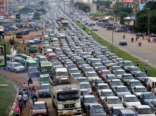 Our-horrible. Niger-Bridge-traffic