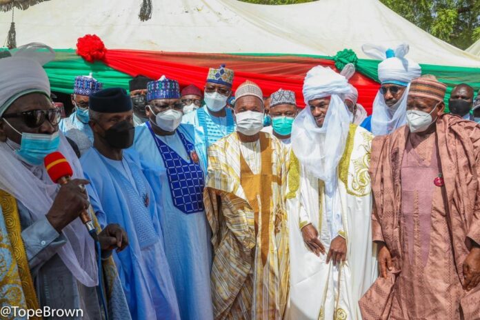 Yusuf Buhari turbaned District Head in Daura