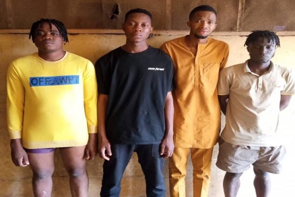 Police Arrest 4 Yahoo Boys For killing Uzoma in Ogun