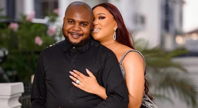 Sandra-Iheuwa-and-her-estranged-husband-Steve-Thompson, Reactions trail Steve Thompson’s comment that he wasted N45 million to marry his nightmare, Sandra Iheuwa
