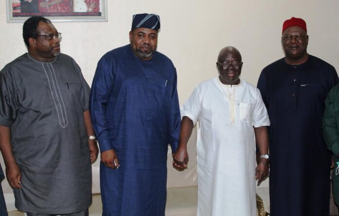 2023: Anyim takes consultations to Southwest, meets with Gani Adams, Bode George, Ayo Adebanjo