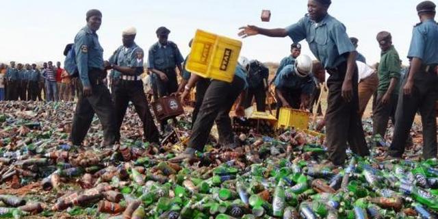 Hisbah Board destroys 3.8m bottles of beer in Kano