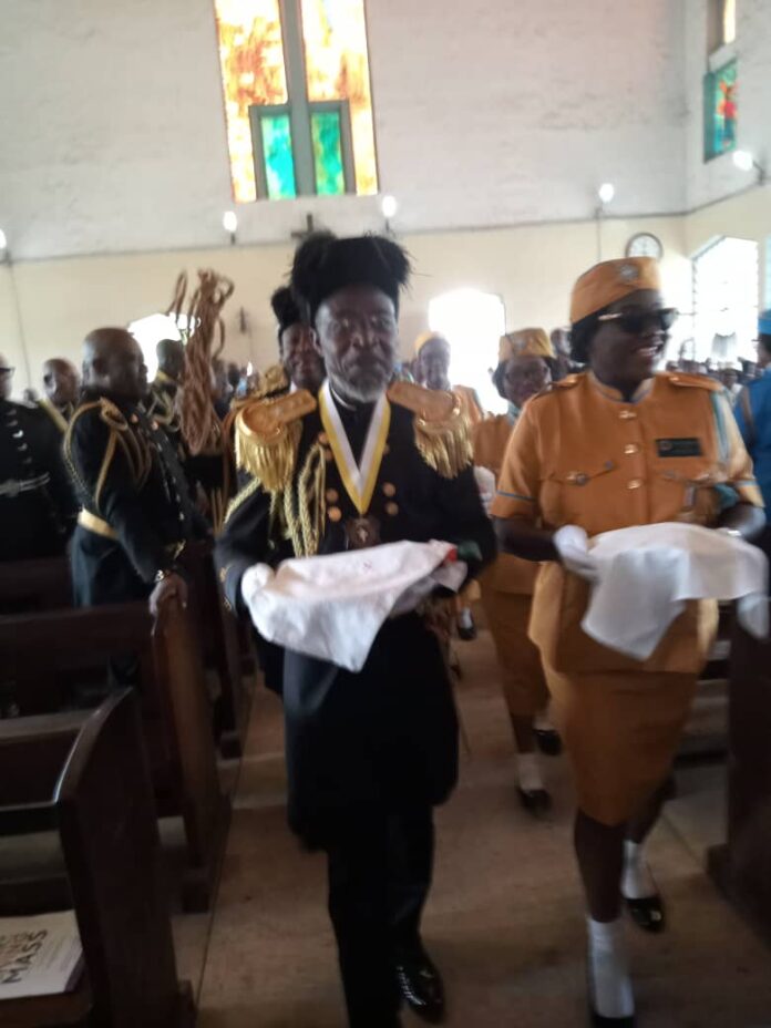 Catholic-Knights. The-Knights-and-Ladies-marching-into-the-Church