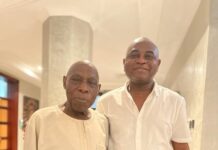 PHOTONEWS: Moghalu visits Obasanjo