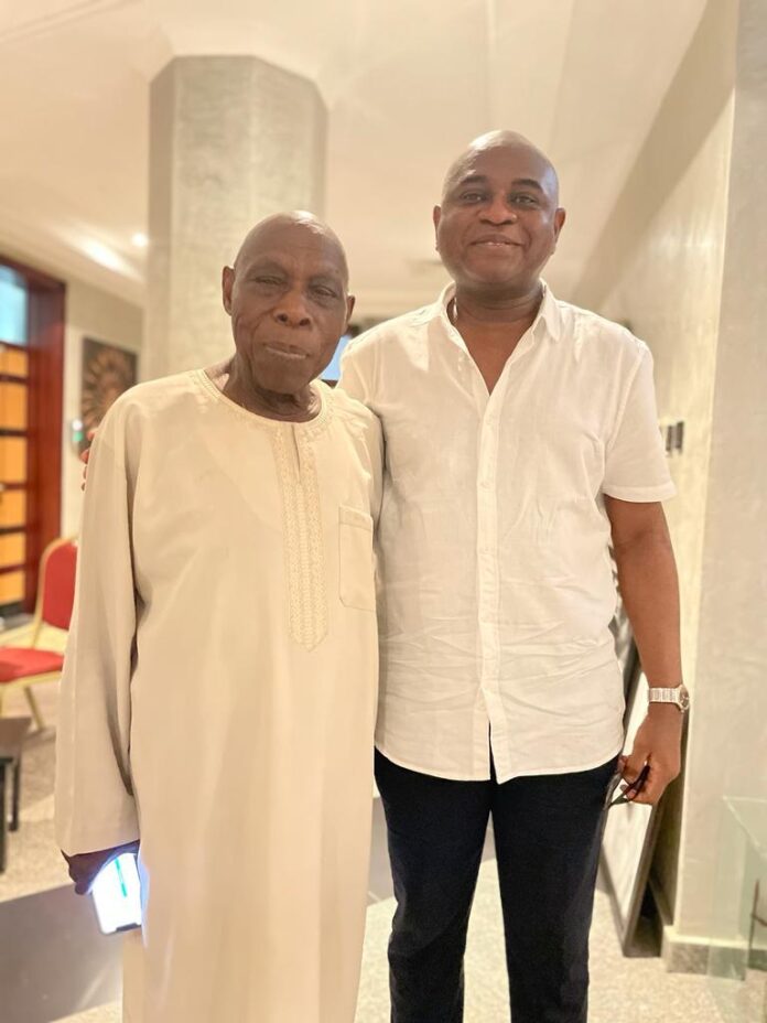 PHOTONEWS: Moghalu visits Obasanjo