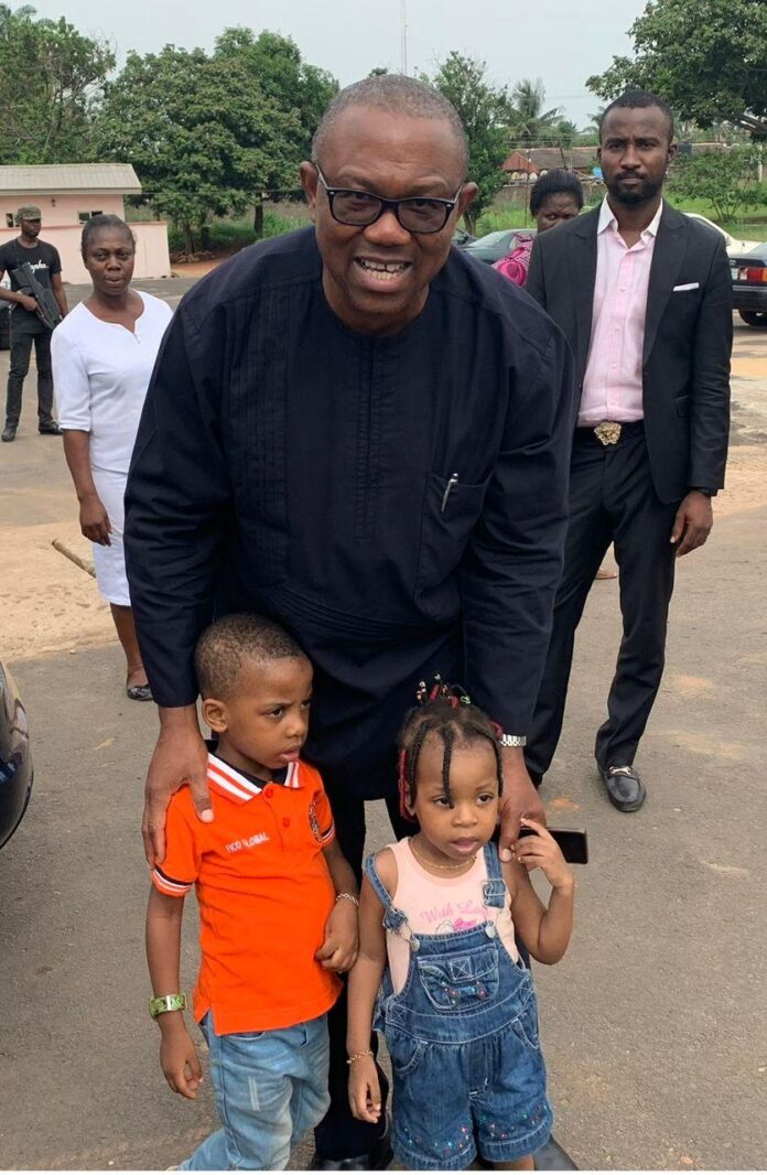 Children. Obi-felicitating-with-kids