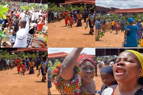 Mbaka devotees challenge Catholic hierarchy in Enugu, protest ban on Adoration Ministry