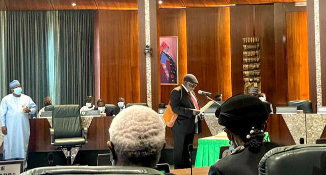 BREAKING: Nigeria has substantive CJN as Senate confirms Ariwoola