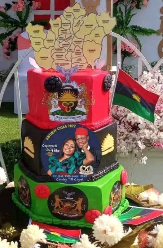 Ebonyi PDP spokesman invited by DSS over wedding cake in Biafra colours