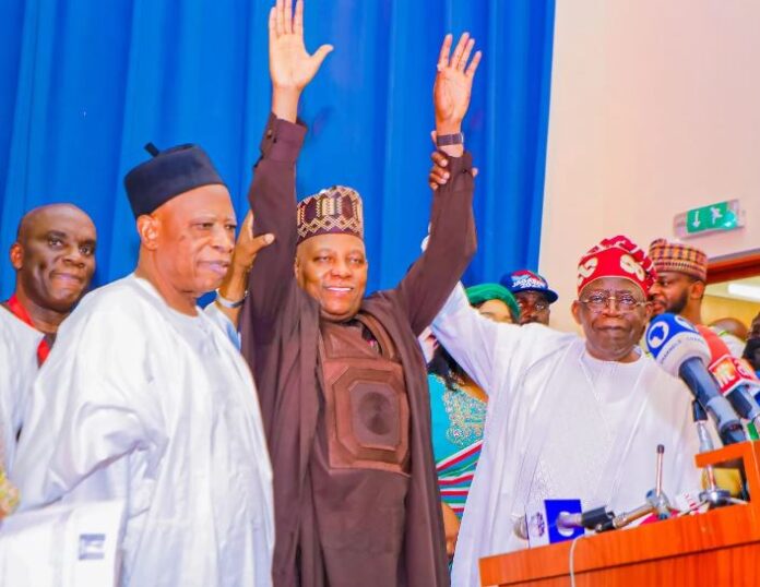 Crisis-in-APC. Adamu-Shettima-Tinubu