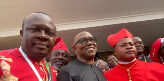 Valentine Ozigbo, Peter Obi and Cardinal Peter Okpaleke