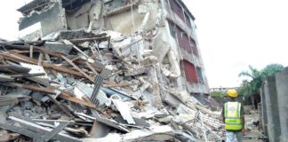 Two bodies recovered from collapsed 7-storey Lagos building