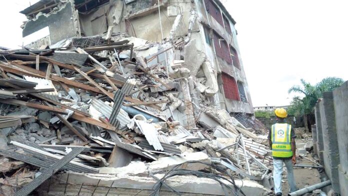 Two bodies recovered from collapsed 7-storey Lagos building