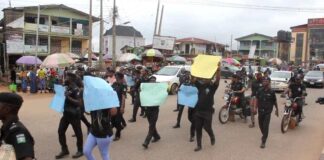 Osun police constables protest non-payment of salaries