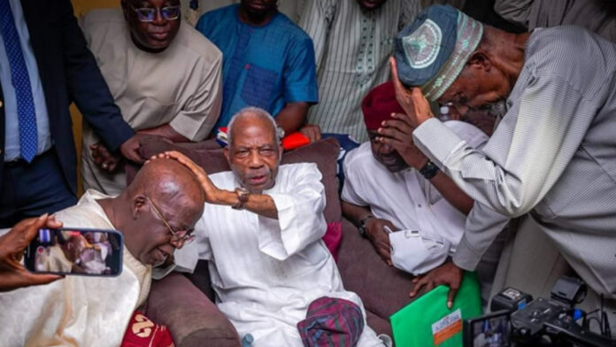 Afenifere leader Pa Fasoranti blesses Bola Tinubu