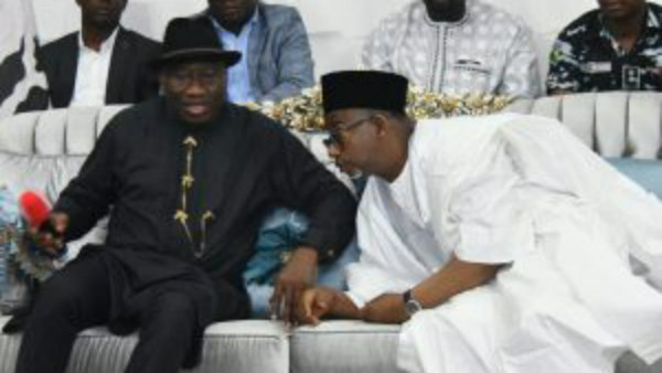 Goodluck Jonathan and Bala Mohammed