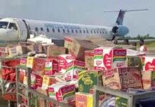 United-Nigeria. Items-donated-by-United-Nigeria-Airlines