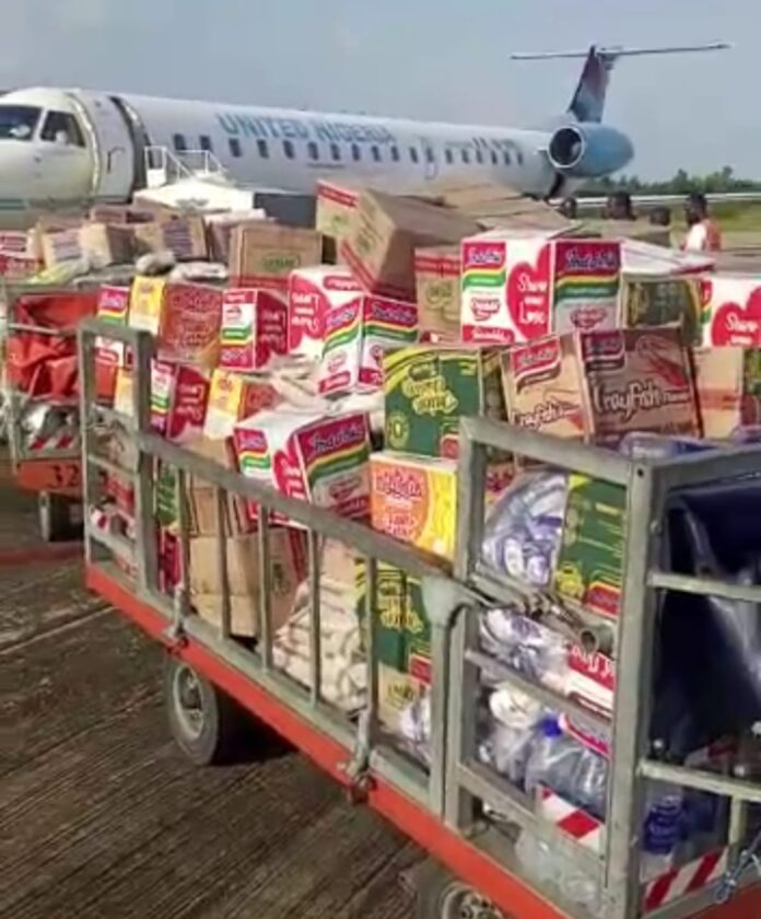 United-Nigeria. Items-donated-by-United-Nigeria-Airlines