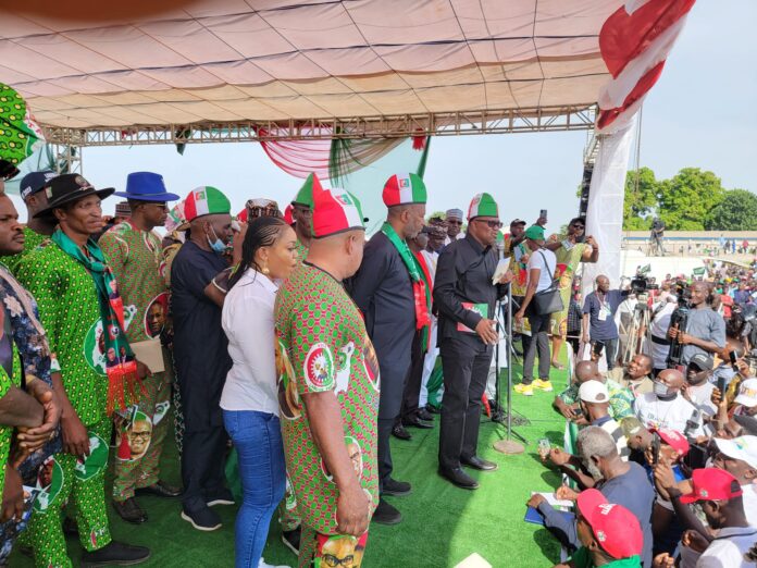 Peter Obi flagging off campaign in Nasarawa