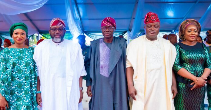 Babajide Sanwo-Olu at Lagos Assembly Christmas outreach