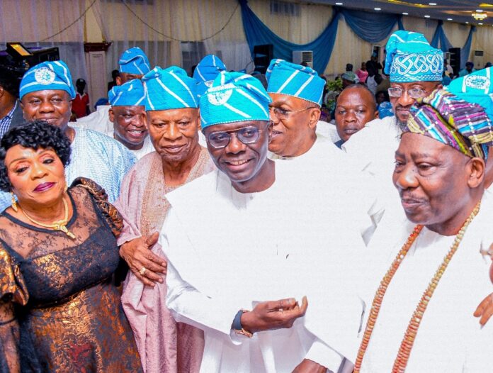 Babajide Sanwo-Olu at the Island Club Christmas eve dance event