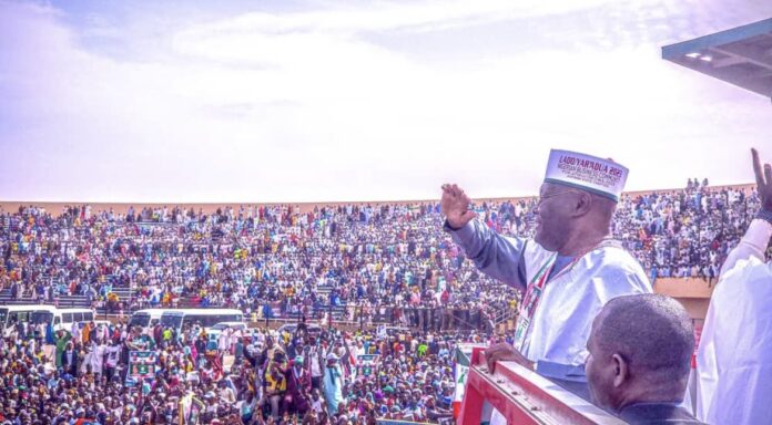 VIDEO: Mammoth crowd at PDP presidential rally in Katsina