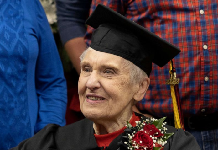 Joyce DeFauw, 90-year-old grandmother, graduates from varsity 71 years after enrolling