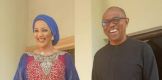 Peter Obi and Bianca Ojukwu