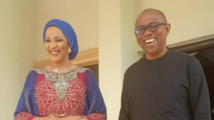 Peter Obi and Bianca Ojukwu