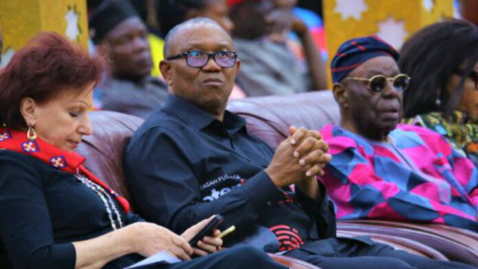 Peter Obi and Afe Babalola in Ekiti