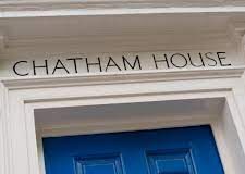 Chatham House reiterates