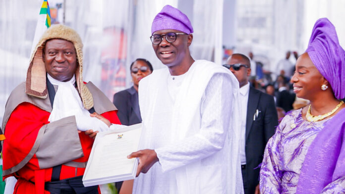 Governor Babajide Sanwo-Olu at 2023 inauguration