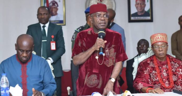 Alex Otti in meeting with traditional rulers